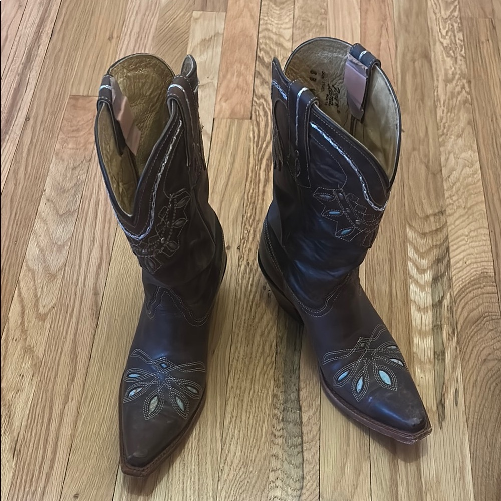 Brown Western Cowboy Boots